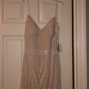 Marina Deco Beaded Gown